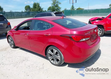 2014 Hyundai Elantra Sport z USA, uszkodzony, nr VIN KMHDH4AH5EU109958